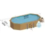 Piscine Gre Sunbay Vermela 672x472x146 790098