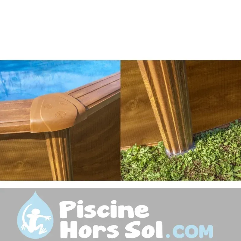 Piscine hors-sol GRE Pacific 350 Ø350 H122 cm KIT350W