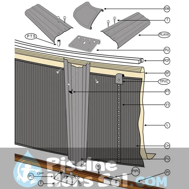 Tuyau pour piscine Ø 32 mm